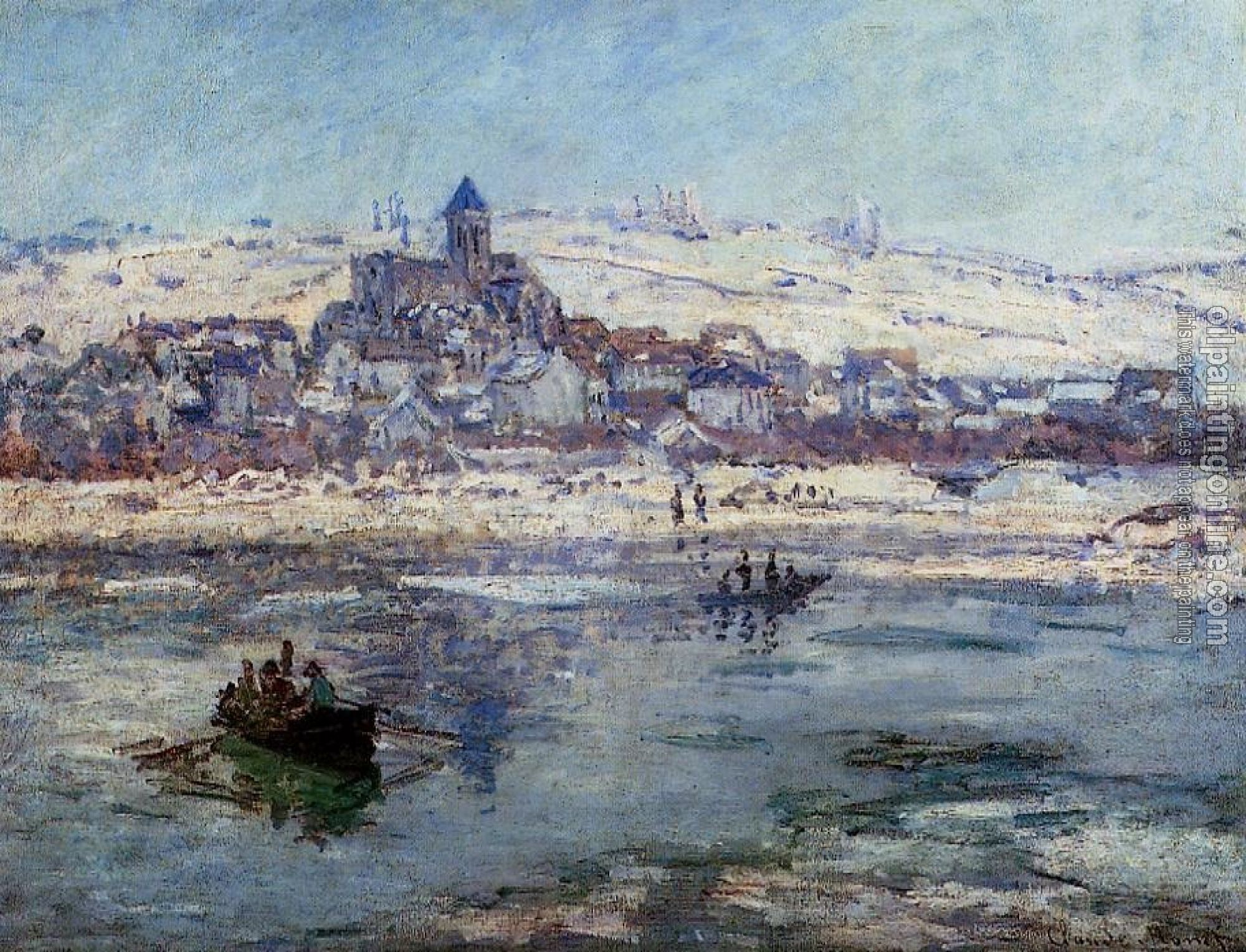 Monet, Claude Oscar - Vetheuil in Winter